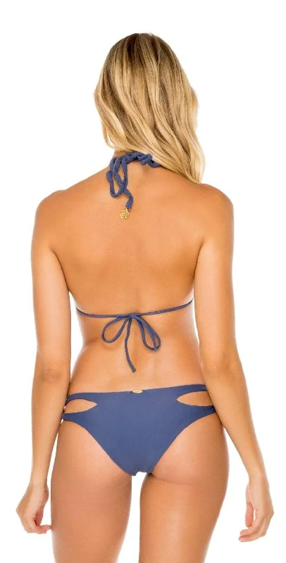 Luli Fama Cosita Buena Reversible Open Side Bottom in Azulejos