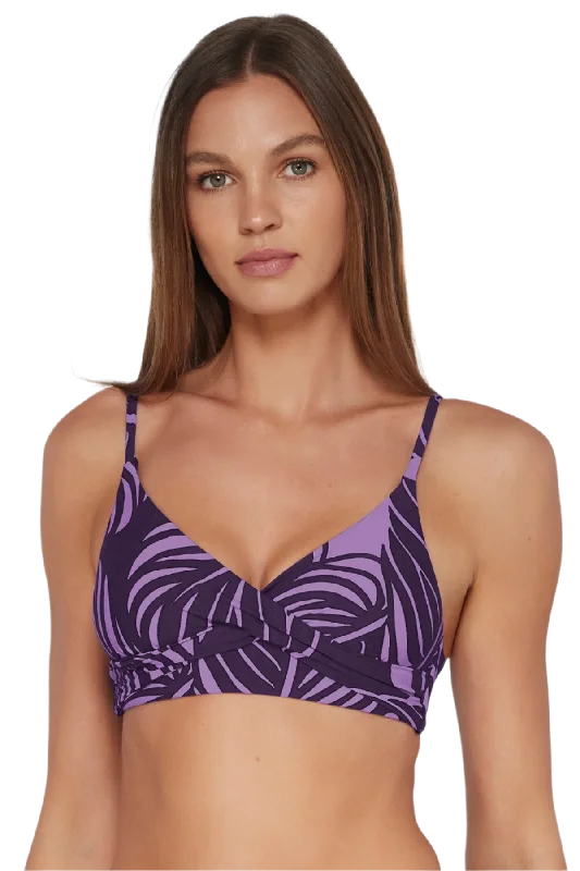 Sunsets Lyla Bralette Bikini Top - Mystic Palms