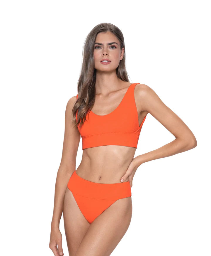 PQ Swim Paloma Banded High Waist Full Bottoms