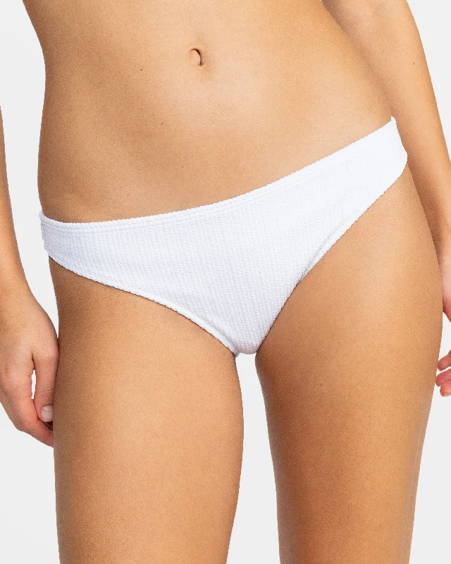 Aruba Moderate Bikini Bottom - Bright White