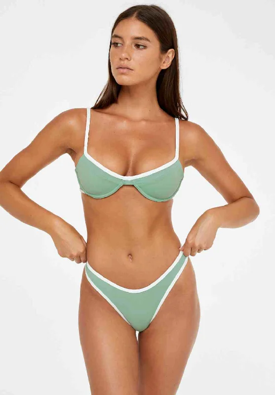 Wired Bikini Top (Matcha)