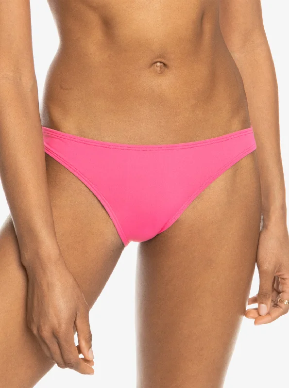 Beach Classics Moderate Bikini Bottom - Shocking Pink