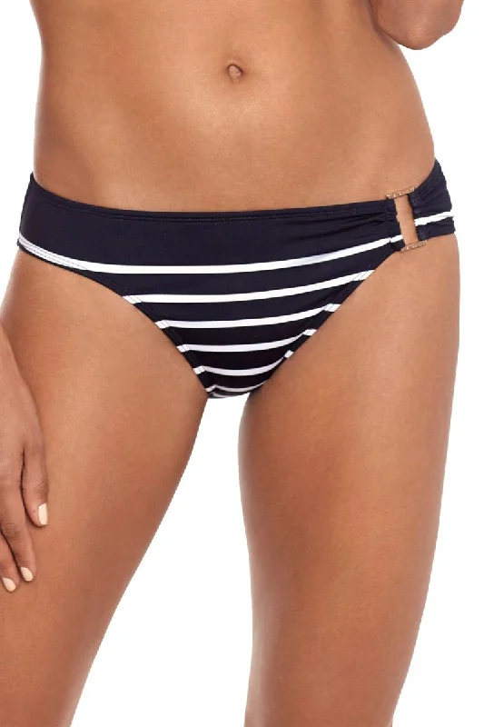 SALE Ralph Lauren Breton Stripe Black Ring Front Hipster Bottom