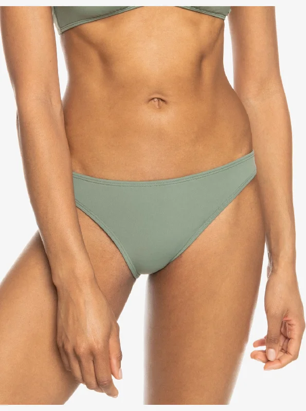 Beach Classics Moderate Bikini Bottom - Agave Green