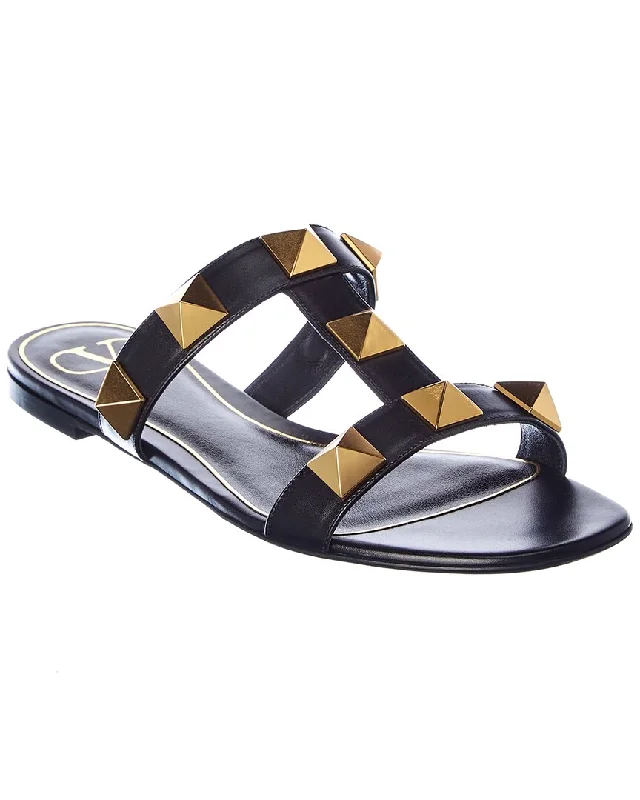 Valentino Roman Stud Leather Sandal