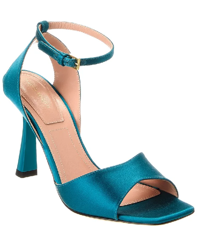 Alberta Ferretti Satin Sandal