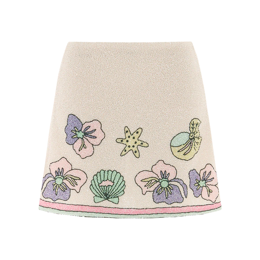 Tallulah Crystal Co-Ord Mini Skirt