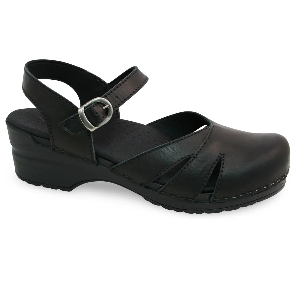 Sanita Margrethe Women's Adjustable Sandal In Black