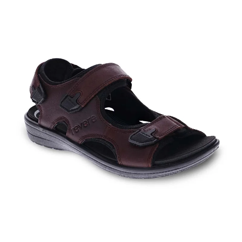 Revere Montana 2 Men Sandals In Whiskey