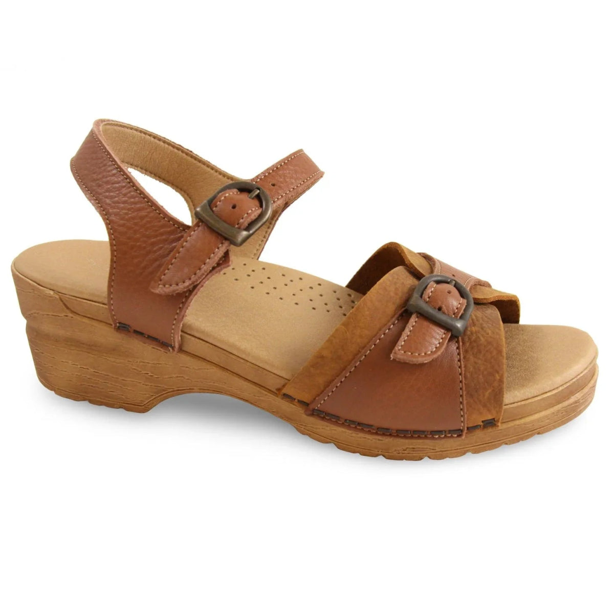 Sanita Sorrento Women Ankle Straps Sandals in Chestnut