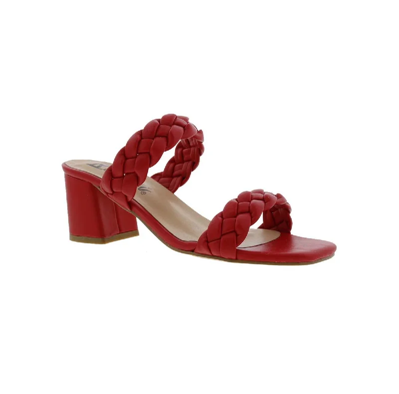 Bellini Fuss Women Slide Sandal In Red Smooth