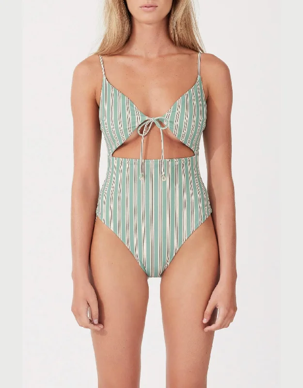 Myrtle Pinstripe One Piece