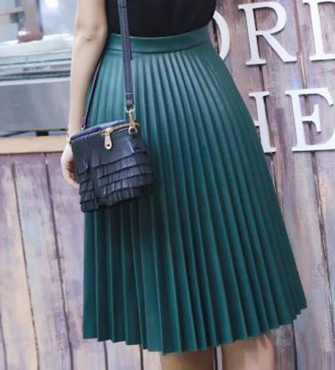 FASHION HOT PU SKIRT HIGH QUALITY