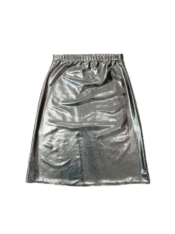 Gunmetal A-line Swim Skirt