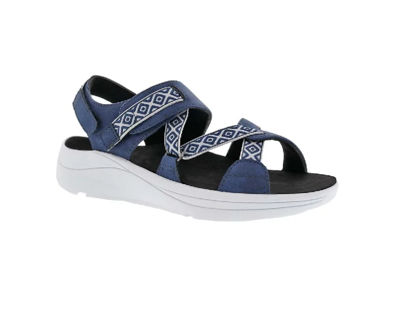 Drew Sloan Women Sandal In Navy Combo