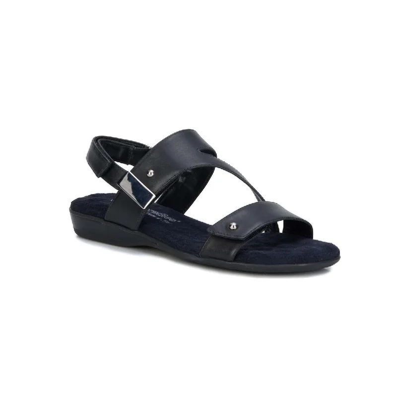 Walking Cradles Chloe Women Sandal In Black Soft Atanado Leather