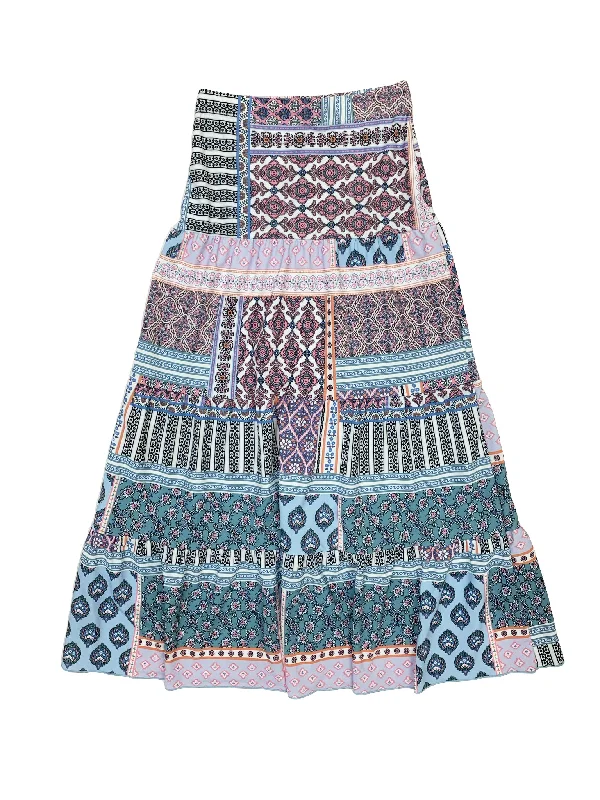 Teen Prairie Patchwork Swim Skirt