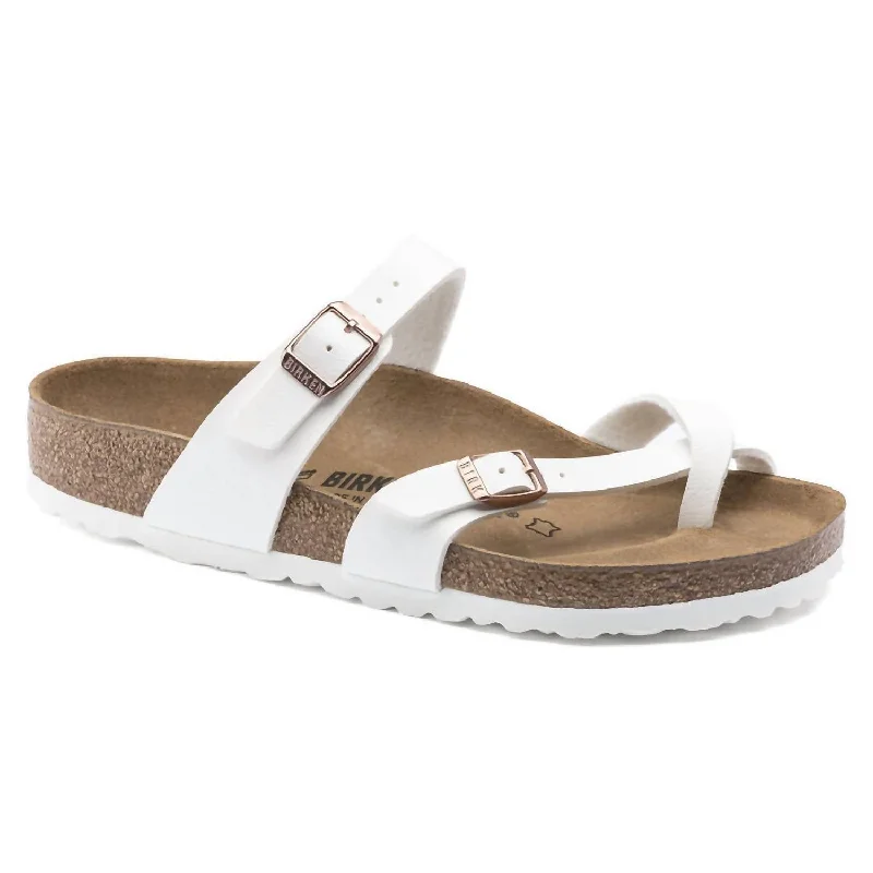 Women's Mayari Cross Strap Sandal In White