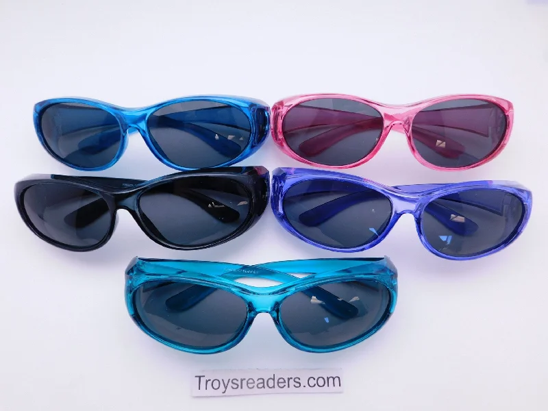 Polarized Colorful Transparent Fit Over in Five Colors