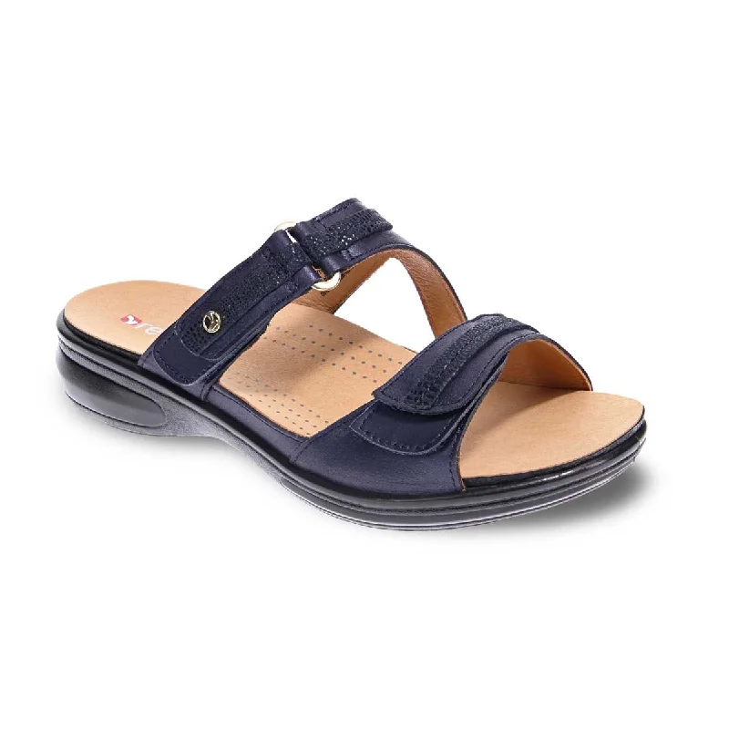 Revere Rio Women Sandals In Sapphire/navy Lizard