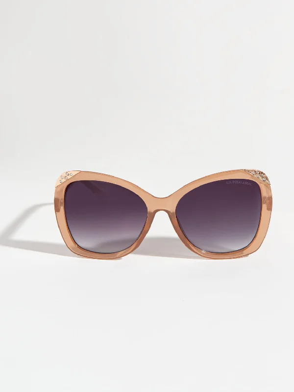 LADIES MODERN CAT-EYE SUNGLASSES