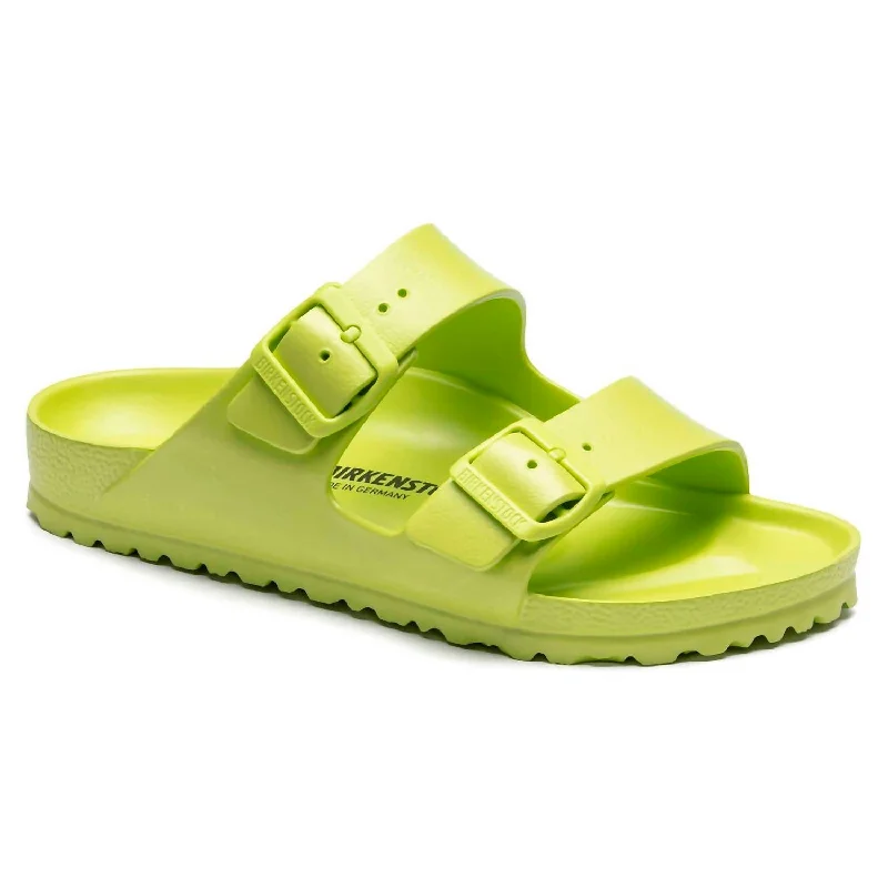 Arizona Essentials Sandal - Narrow Width In Active Lime