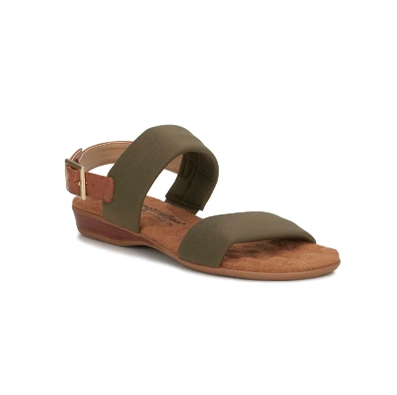 Walking Cradles Wc Cabana Women Strap Sandal In Olive Neoplex/luggage