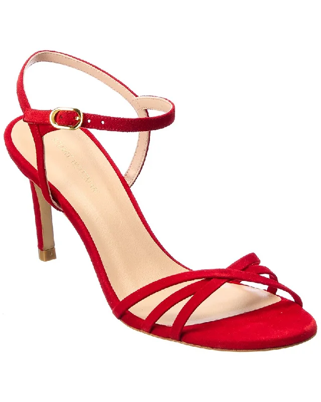 Stuart Weitzman Starla 80 Suede Sandal