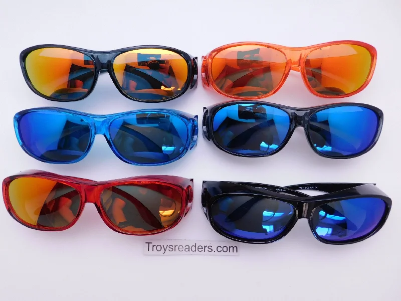 Polarized Mirrored Lens Fit Over in Six Variants