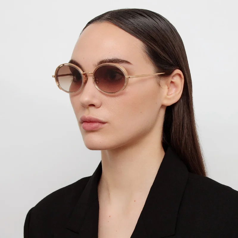 Finn Sunglasses in Rose Gold