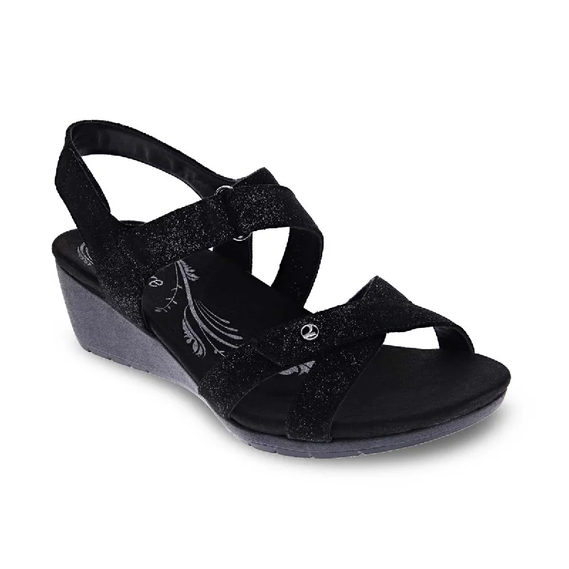 Revere Casablanca Women Sandals In Midnight