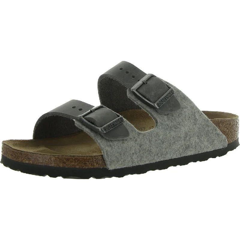 Arizona Womens Leather Slide Sandals