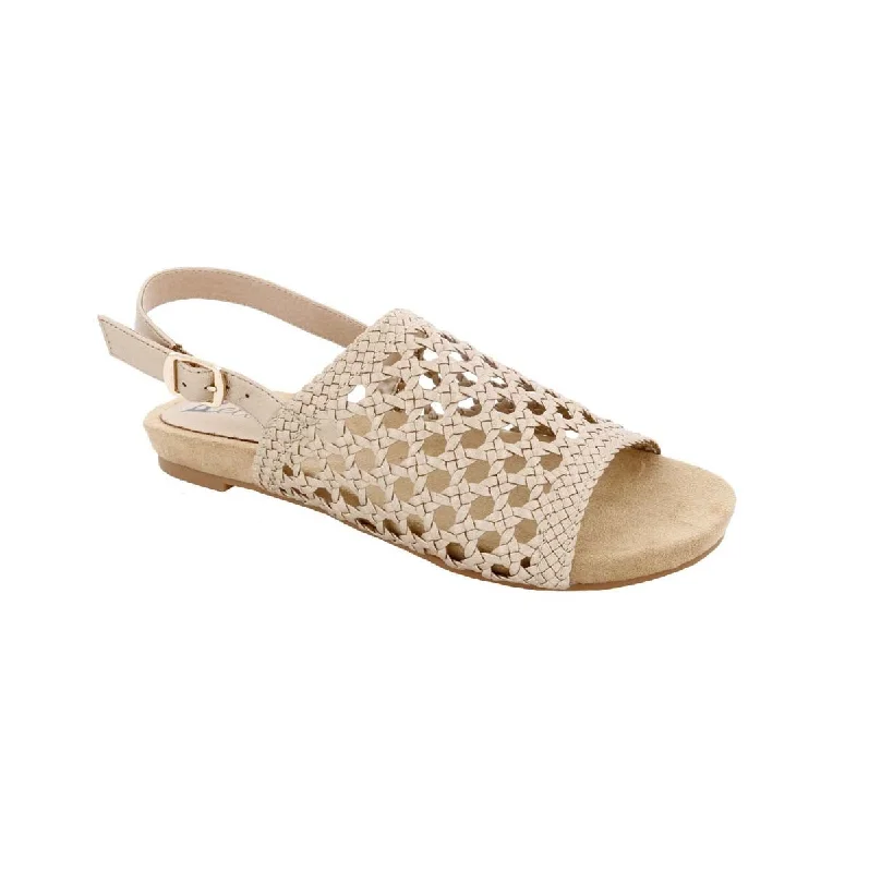 Bellini Newable Women Slingback Sandals In Gold Woven Synthetic