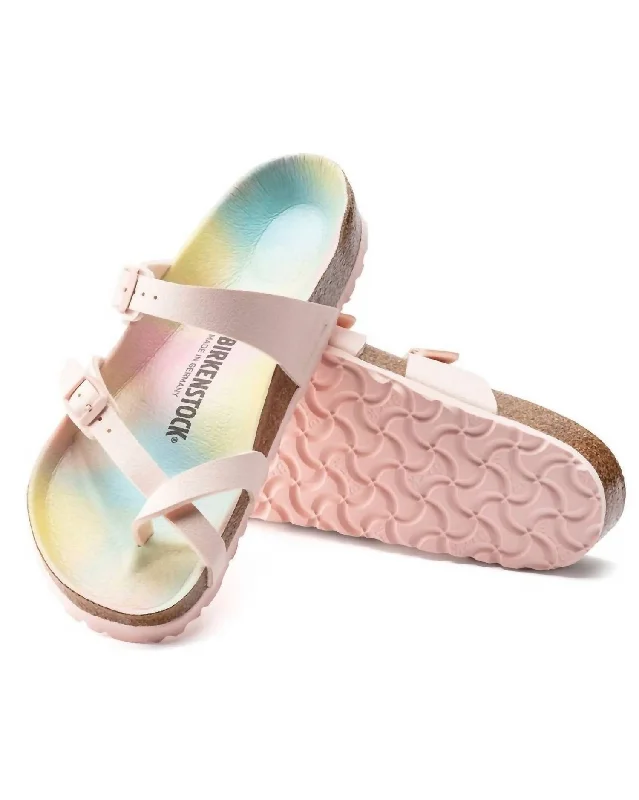 Mayari Vegan Slide in Ombre Light Rose