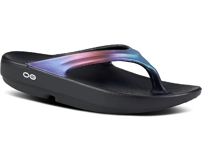 Women's Oolala Luxe Thong Sandal In Midnight Spectre