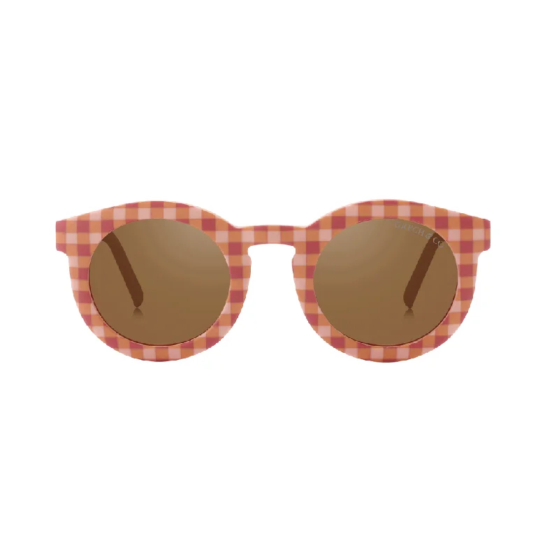 CLASSIC: BENDABLE & POLARIZED SUNGLASSES | SUNSET GINGHAM