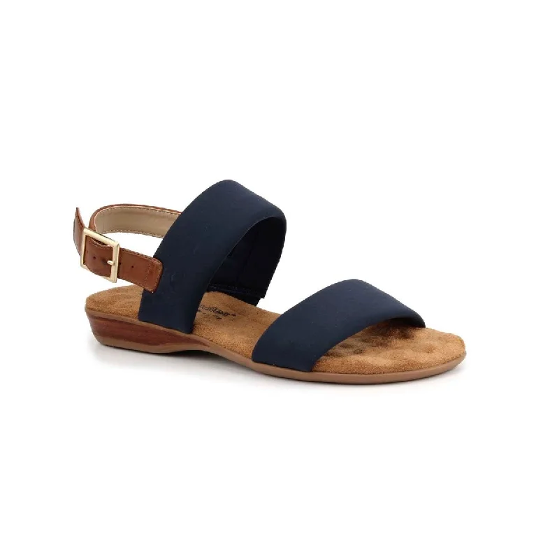 Walking Cradles Wc Cabana Women Strap Sandal In Navy Neoplex/luggage