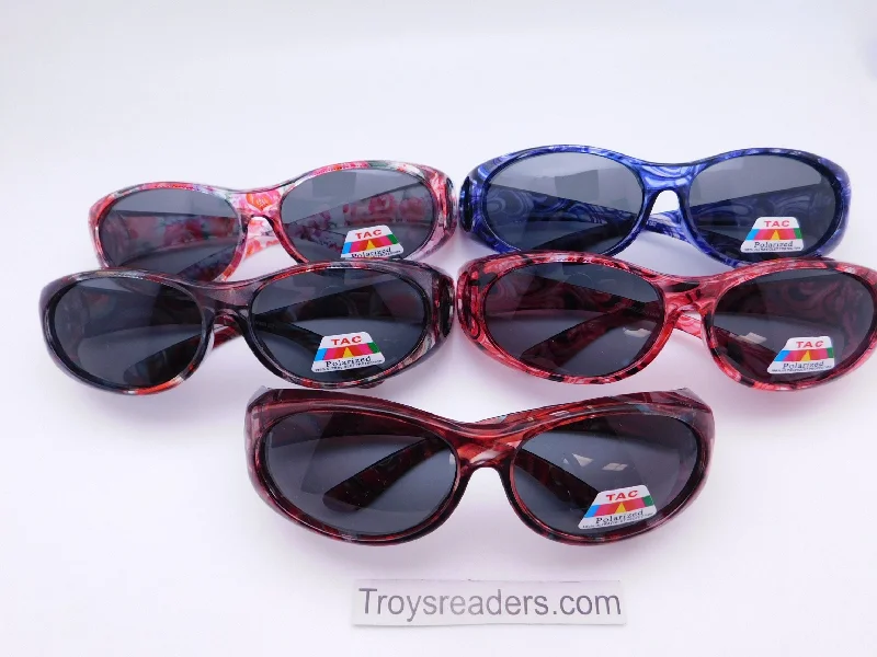 Colorful Translucent Fits-Over Sunglasses in Five Designs