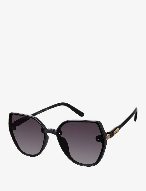 LADIES OVER-SIZED GEO SUNGLASSES