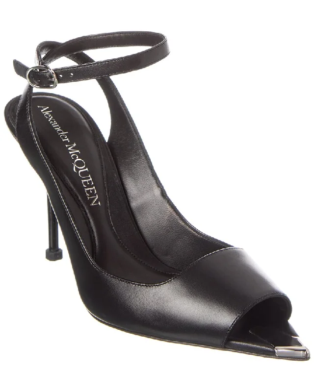 Alexander McQueen Punk Leather Sandal