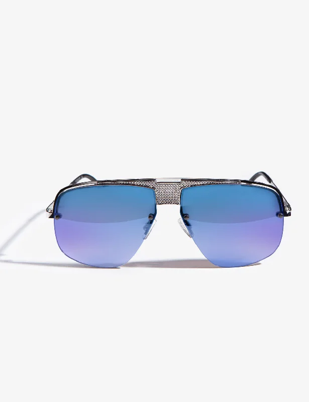 MEN'S SEMI RIMLESS SUNGLASSES