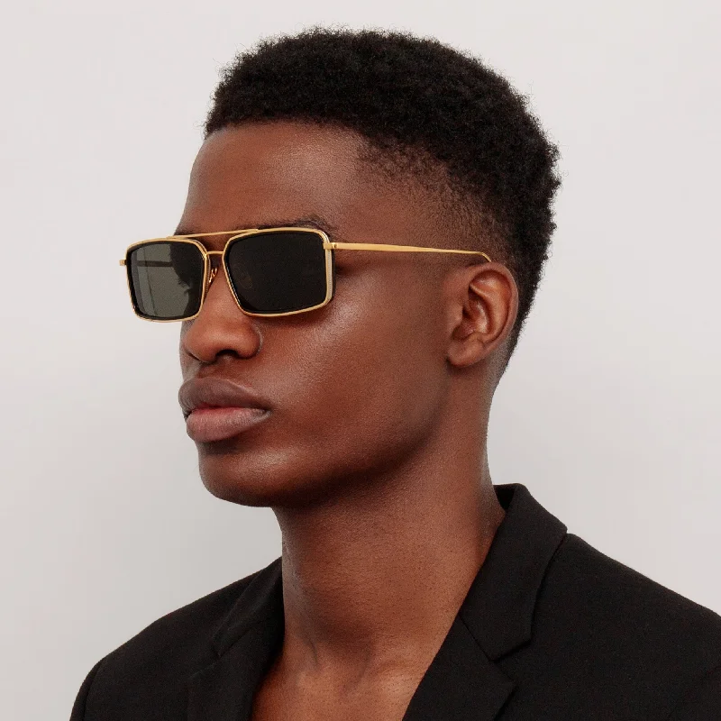 Men's Cassia Sunglasses in Yellow Gold