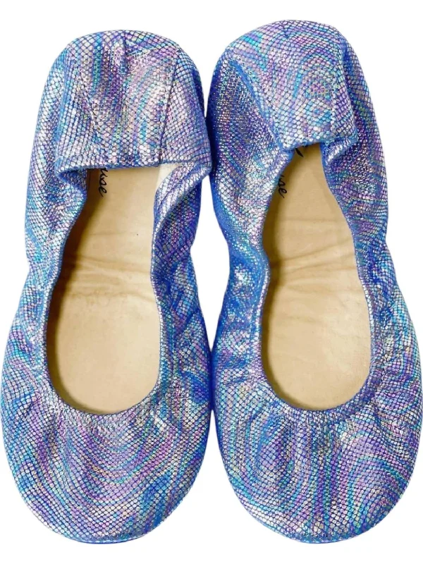 Women's The Storehouse Flat Shoe In Blue Lagoon