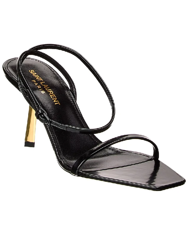 Saint Laurent Lidya 75 Leather Sandal