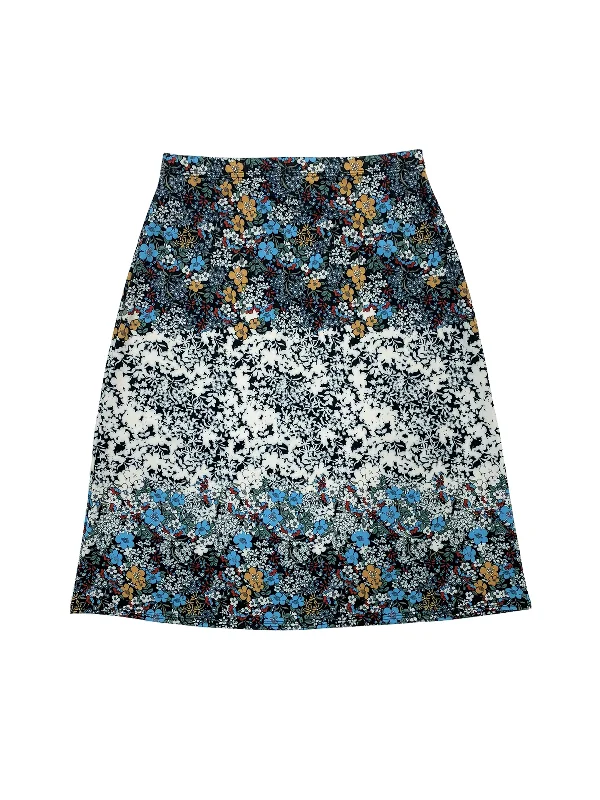 Floral A-Line Swim Skirt