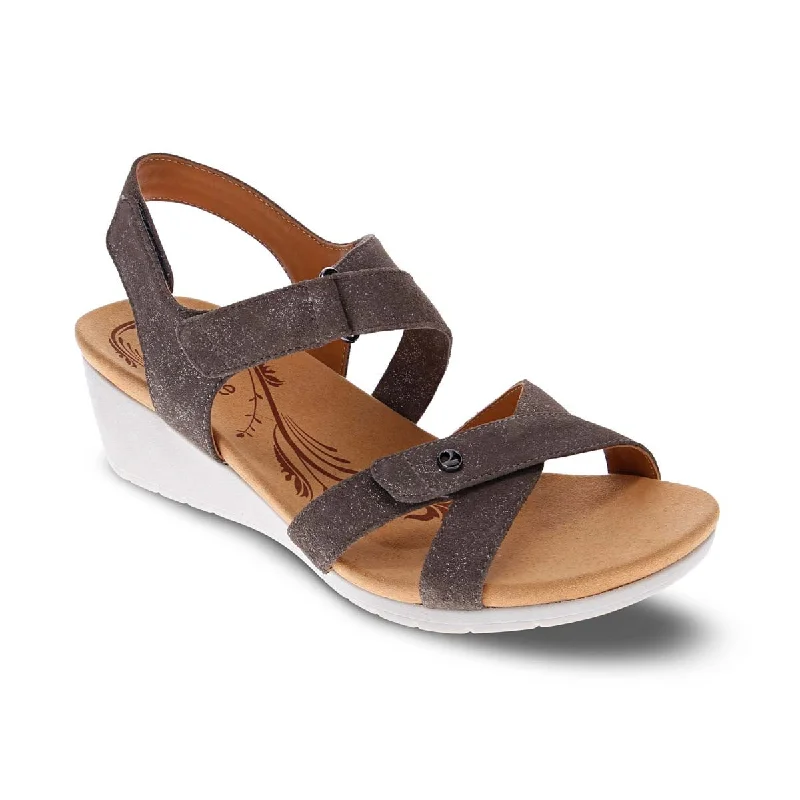 Revere Casablanca Women Sandals In Rusty Metallic