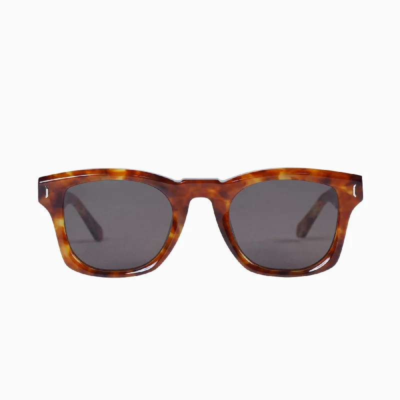 Maple Tort w. Gold  Metal trim / Brown Lens