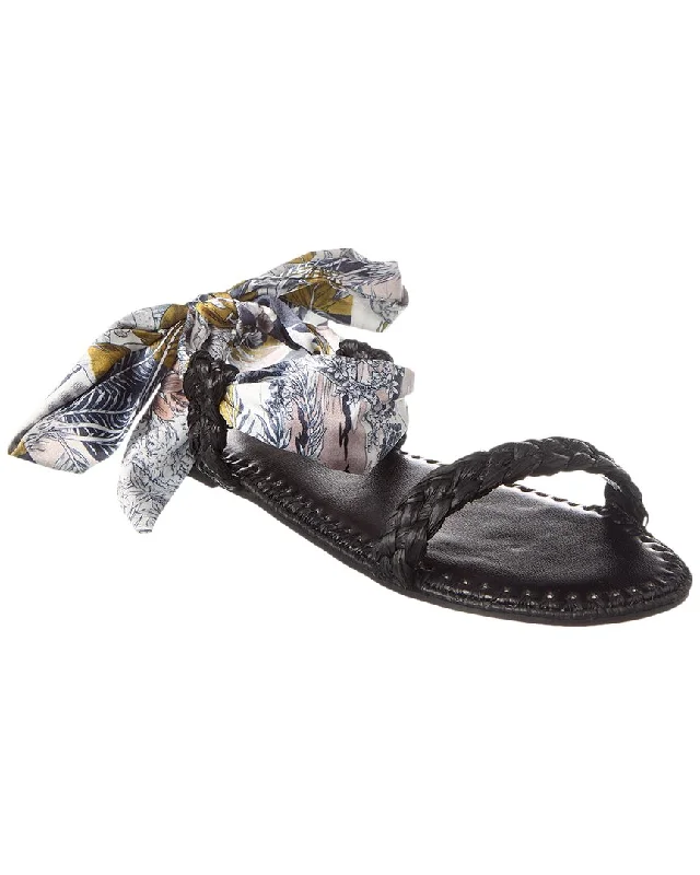 Clergerie Isadora Raffia Sandal