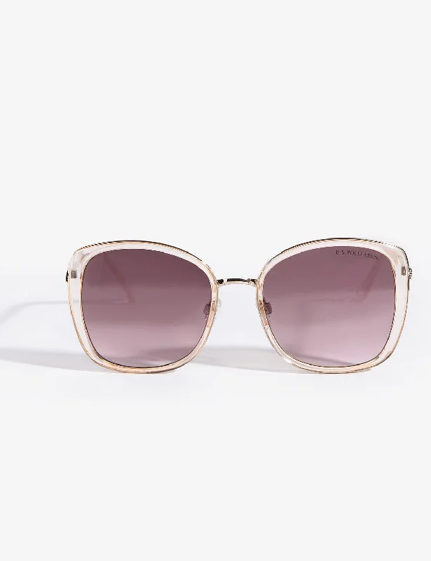 OVER-SIZED GEOMETRIC SUNGLASSES