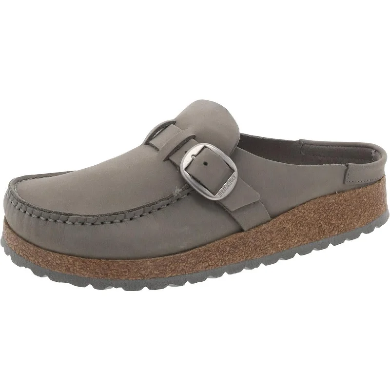 Buckley Womens Leather Footbed Slide Sandals